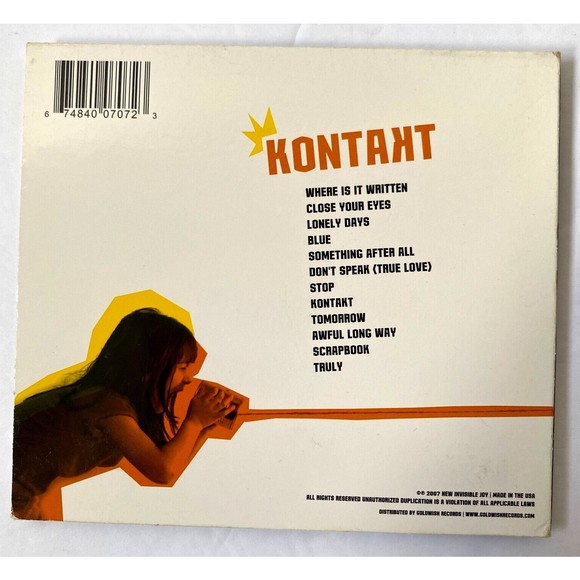 New Invisible Joy Kontakt CD 674840-0707-2-3 Pre-owned Clean - Picture 2 of 6